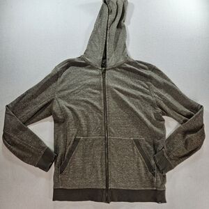 Toad & Co Hemp Blend Zip Hoodie Large Green